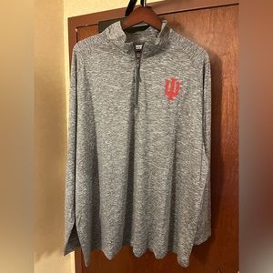 Indiana University Grey Half Zip